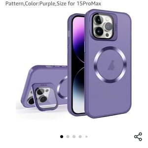 Purple Phone Case for 15 Pro Max